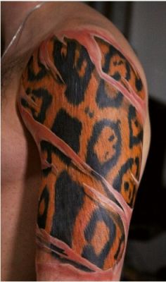 Леопардовая кожа под кожей