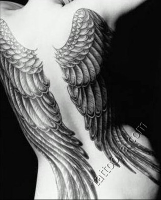 Большие крылья ангела