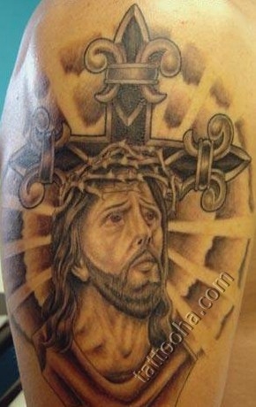 Иисус Христос с крестом