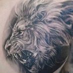 ❽❽❽ Татуировка льва --- эскизы на руке, на ноге