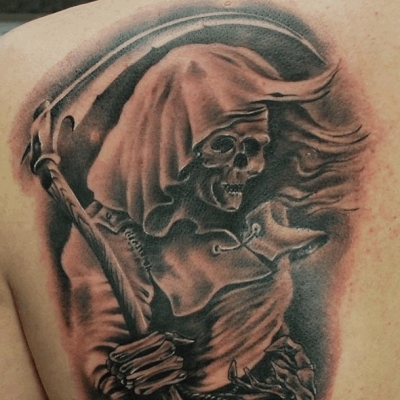Значение татуировки смерть с косой. Символика тату