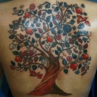 Значение и символизм татуировки дерево