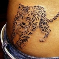 Значение тату леопард