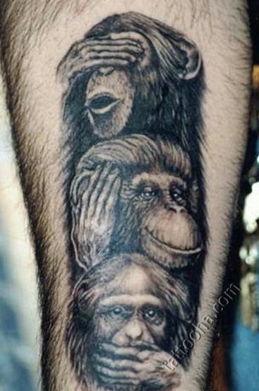 Три обезьяны