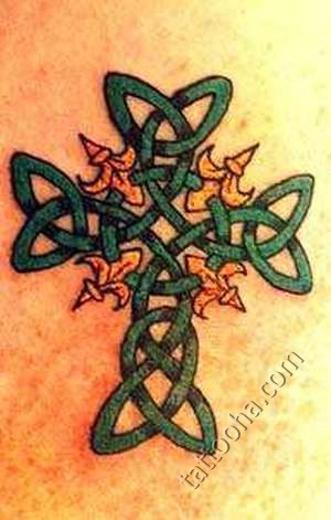 Крест сплетенный кельтами