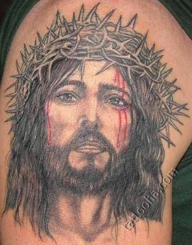 Иисус Христос кровавыми слезами