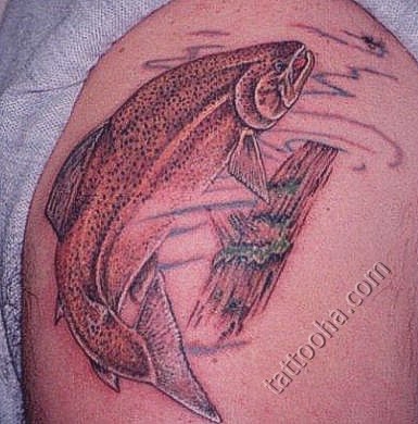 Рыба на плече