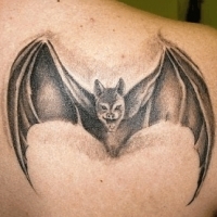 Значение и символизм татуировки летучая мышь
