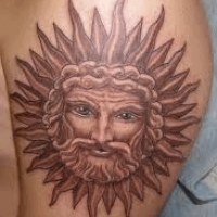 Значение и символизм татуировки солнце