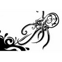 Эскизы для татуировки осьминог