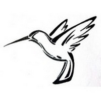 Эскизы для татуировки колибри